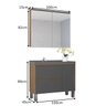 gabinete de banheiro com armario e lavatorio ref 1040 cewal itapua com cinza sagrado 2